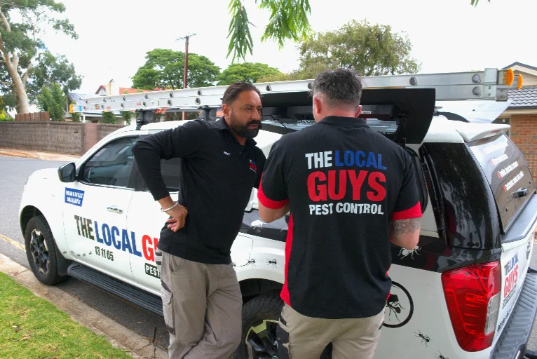 Shaun and Reet outside